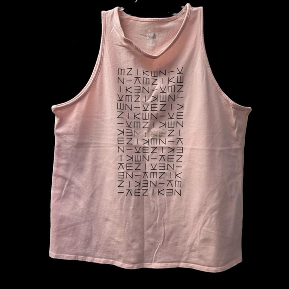 Nike / NWOT/ Baby Pink/ Athletic CUT Tank Size XL - Picture 1 of 9